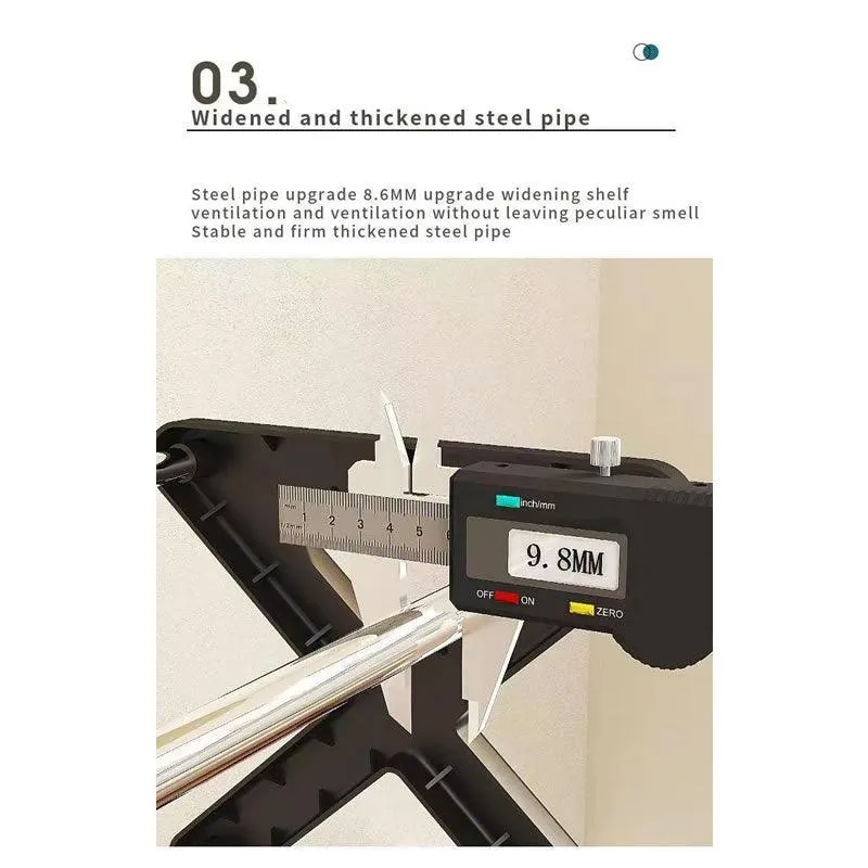 5-Tier X-Shaped Shoe Organizer Rack AD-328