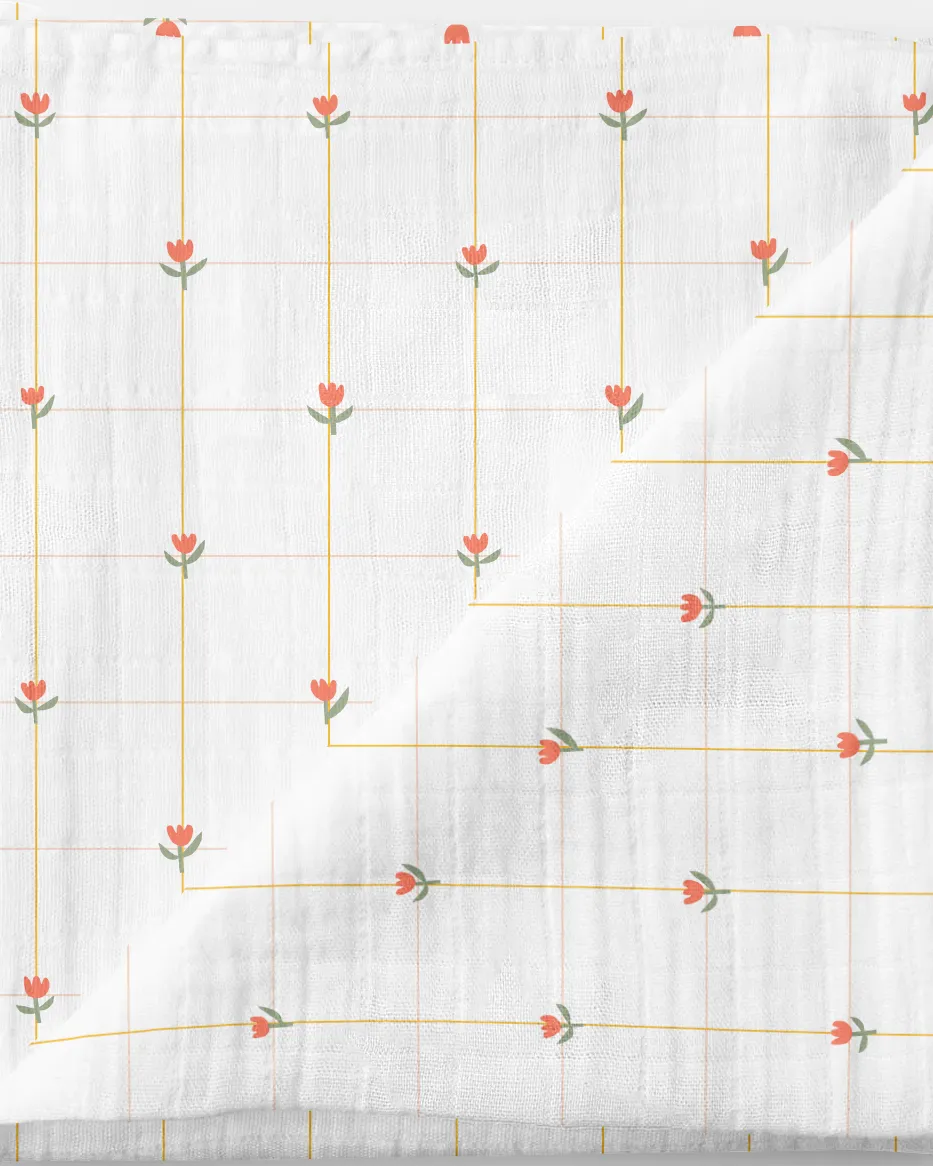 Catholic Muslin Swaddle Baby Blanket: Our Lady of Guadalupe