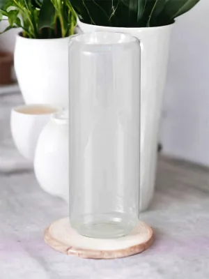 Clear Glass Cylinder Vase
