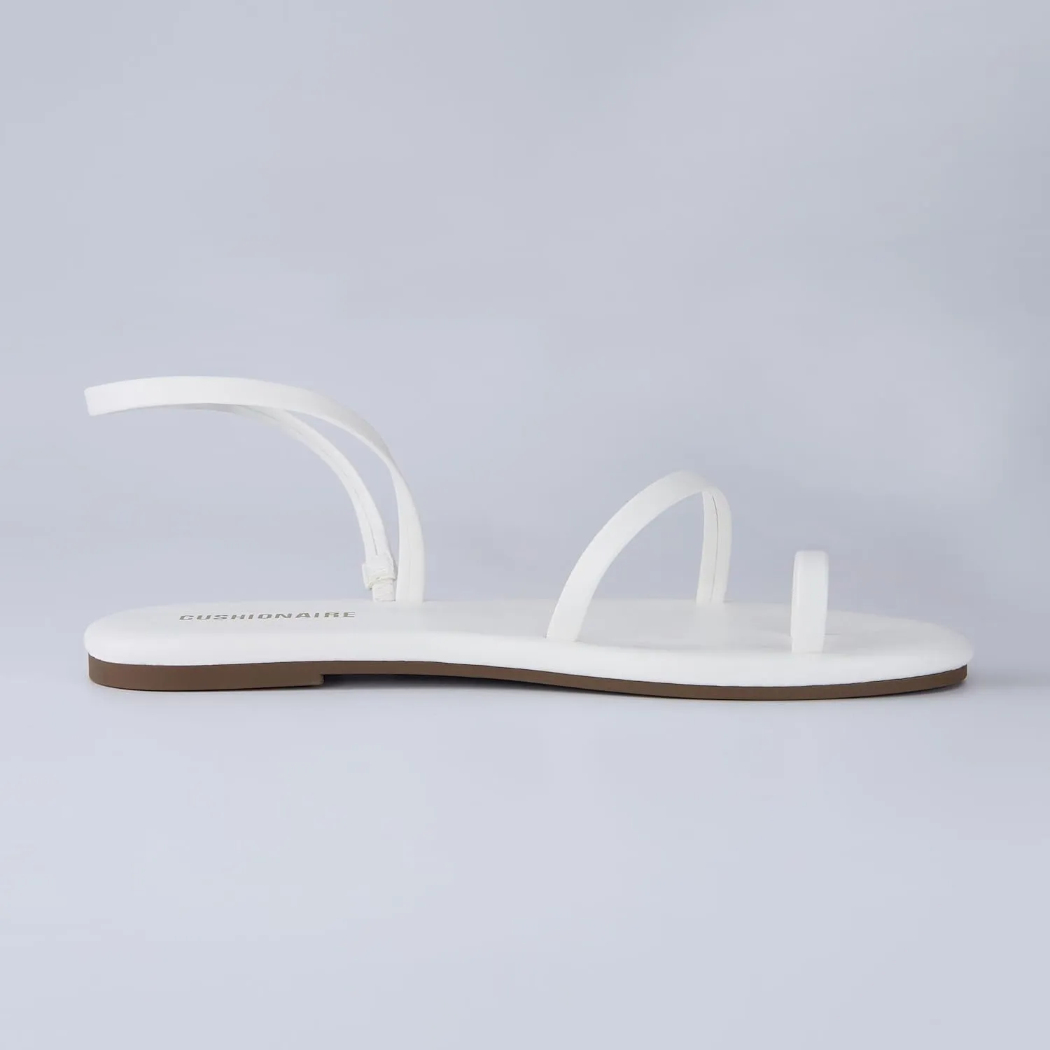 CUSHIONAIRE CHAI Womens Strappy Sandals  Flat Sandals for Women, Comfortable Beach Sandals, Summer Slip-On Shoes, Casual Dressy Sandals