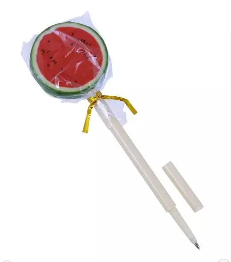 Cute Fruit Lollipop Design Pen for Kids