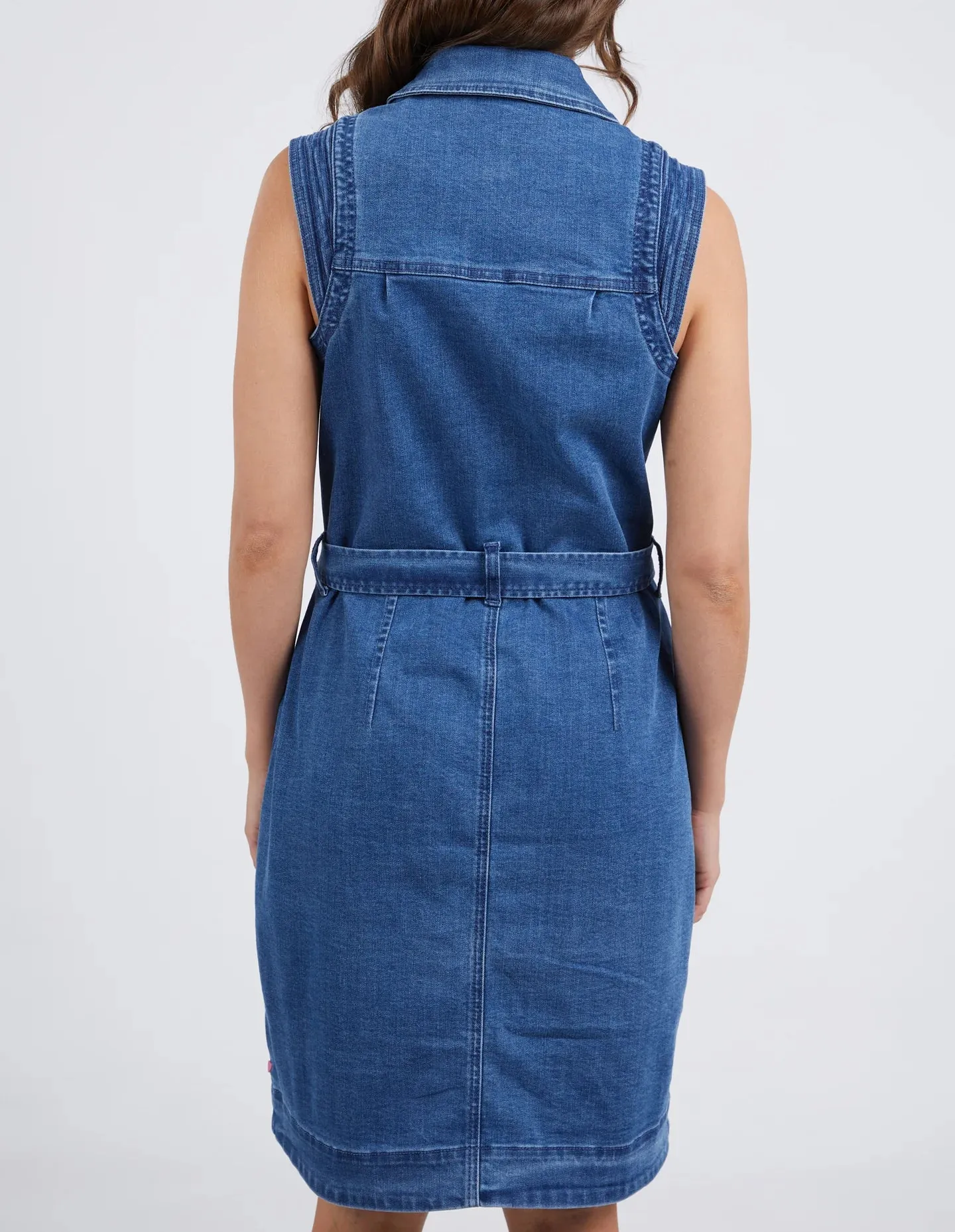 Daisy Denim Dress - Blue Wash