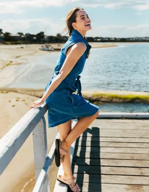 Daisy Denim Dress - Blue Wash