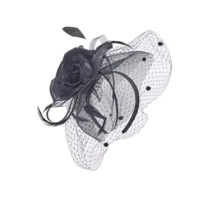 Large Rose Fascinator