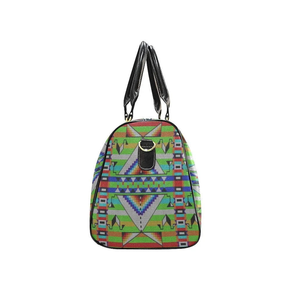 Medicine Blessing Lime Green Waterproof Travel Bag