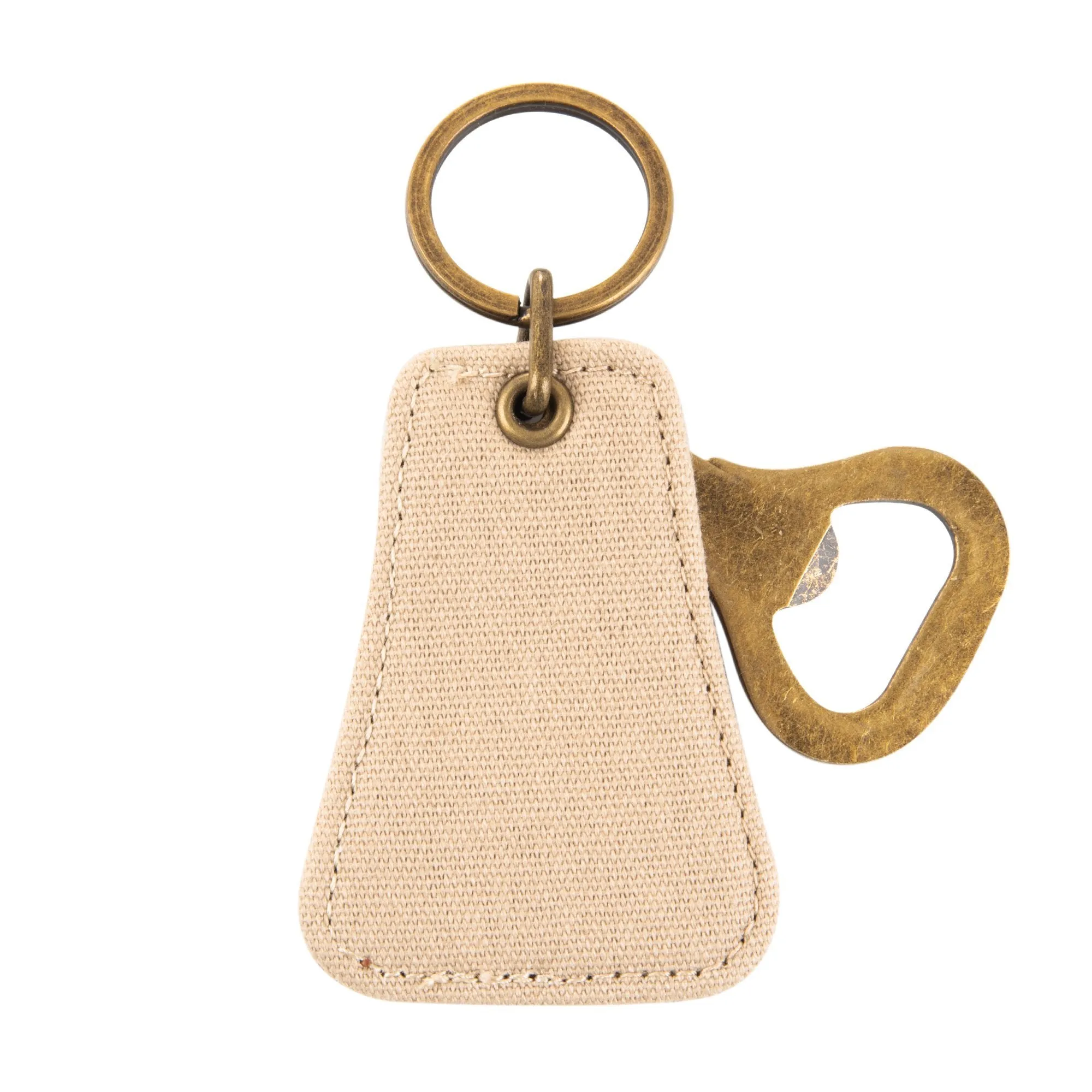 Mens Keychain with Bottle Opener