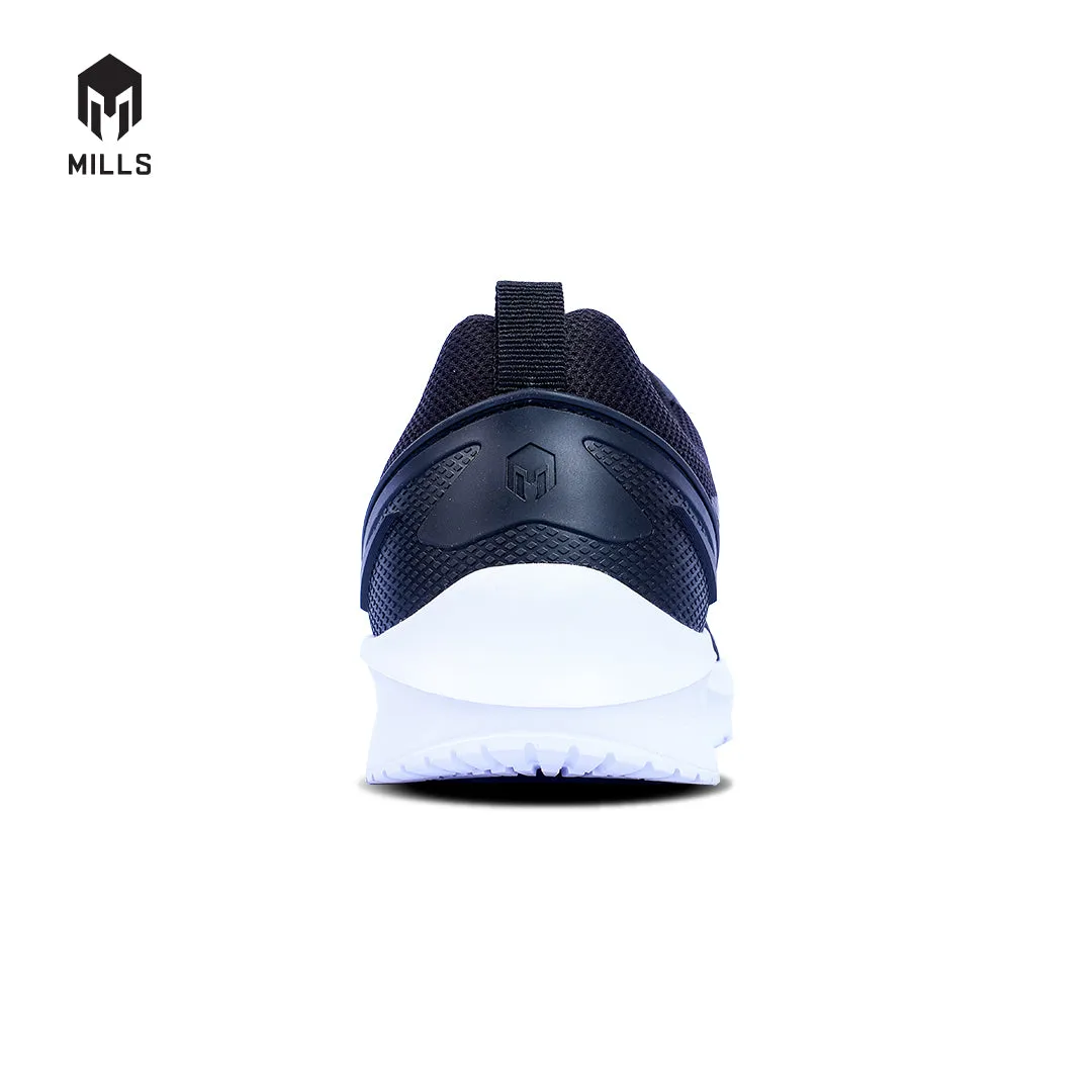 MILLS Sepatu Lari Running Shoes Blazer BLACK / WHITE 9100505