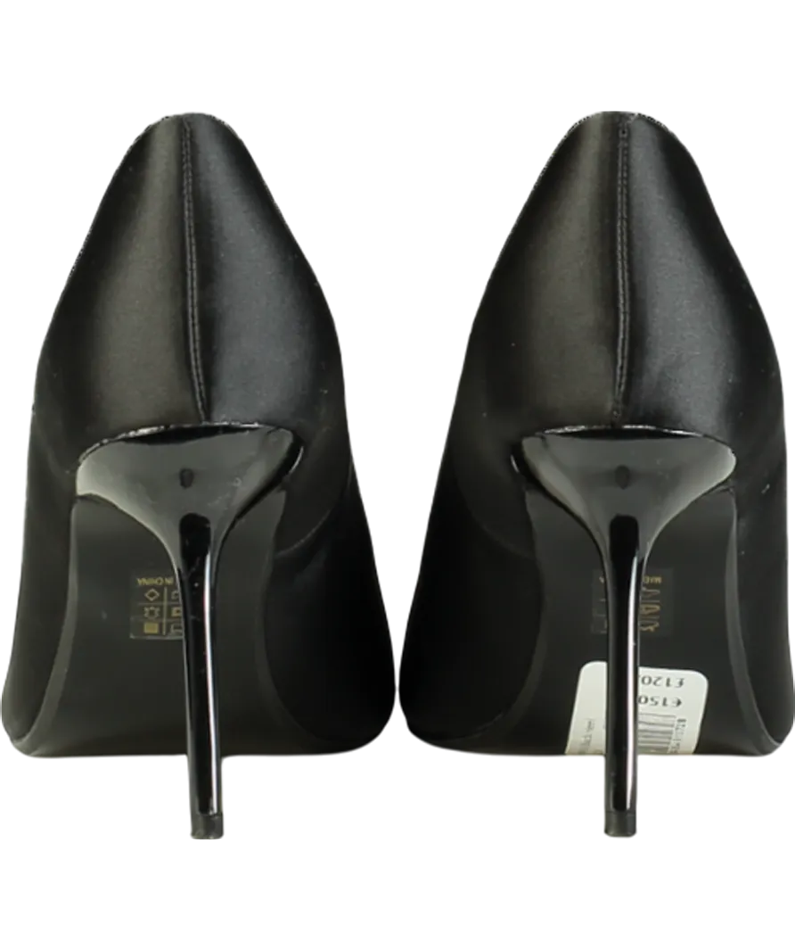 Mint Velvet Black Court High Heels UK 8 EU 41 