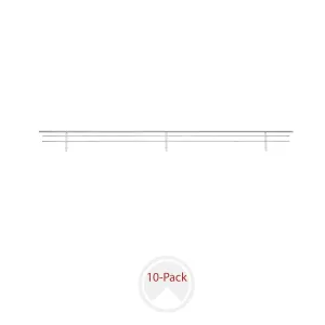 Rev-A-Shelf / CSR-29CR-10 / Closet Shoe Rail for Custom Closet Systems (10 pack)