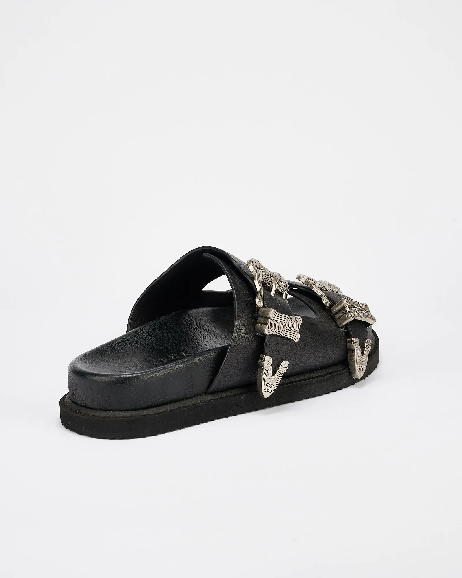 Scribe Footbed Black/Silver