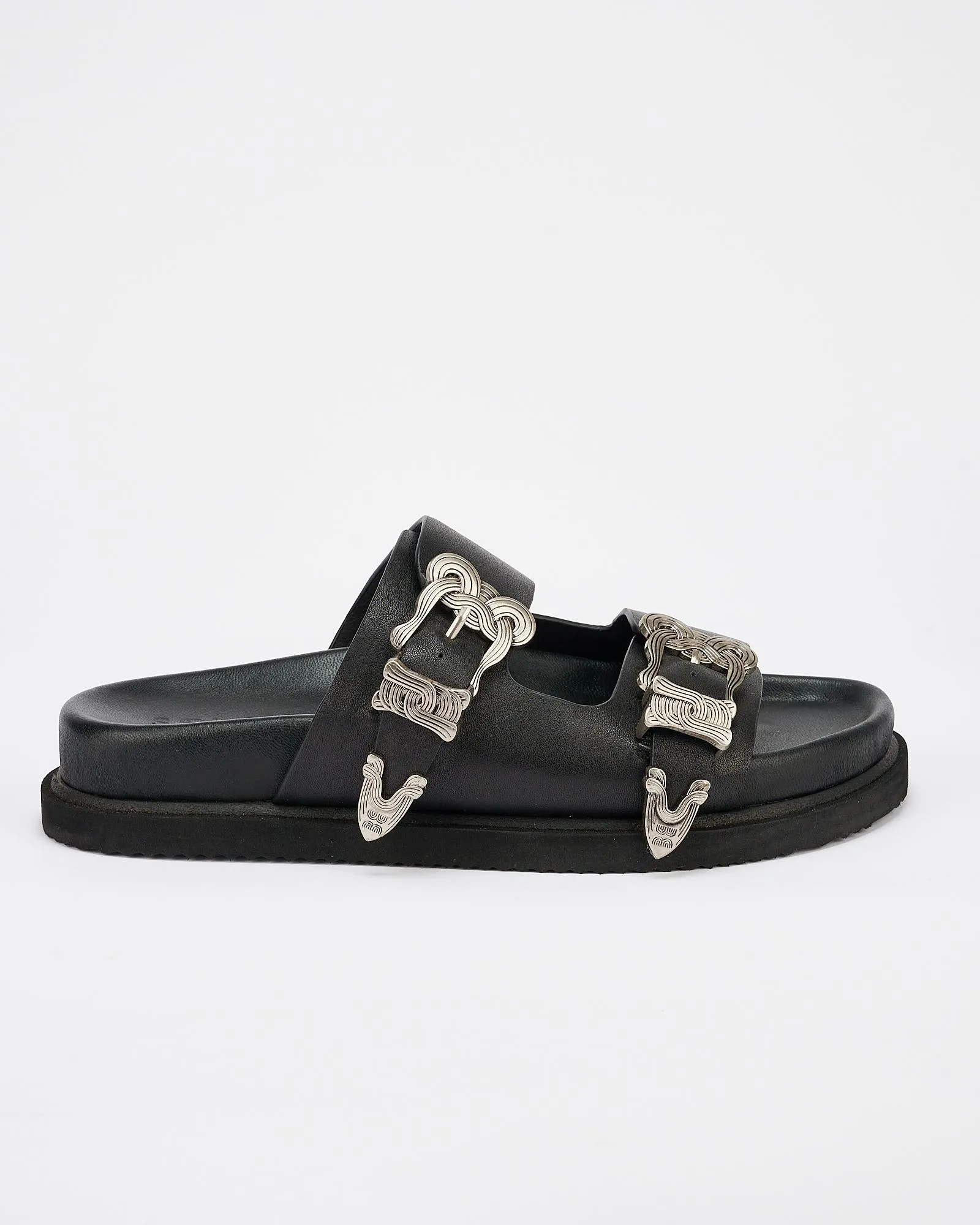 Scribe Footbed Black/Silver