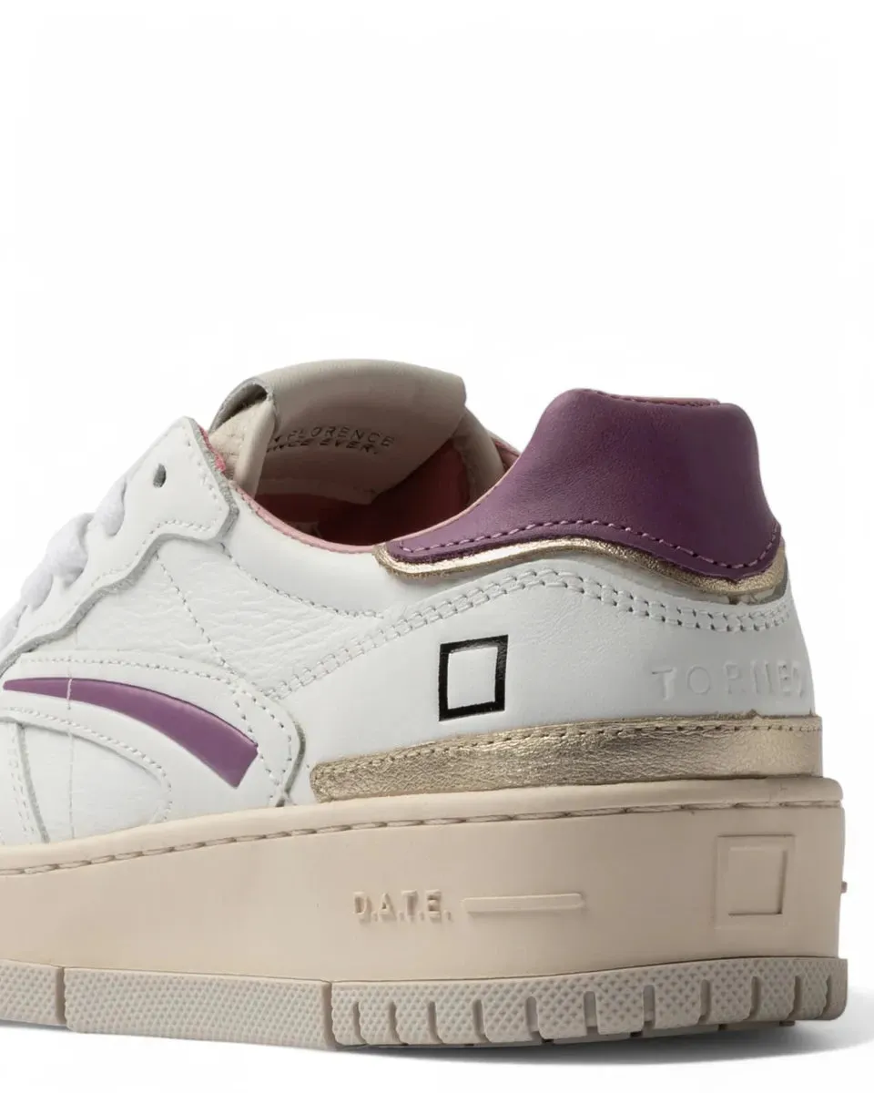 Sneakers Torneo Pure Calf White-Purple
