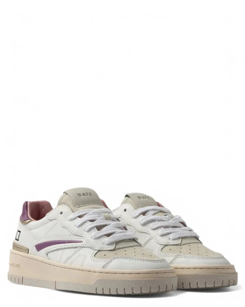 Sneakers Torneo Pure Calf White-Purple