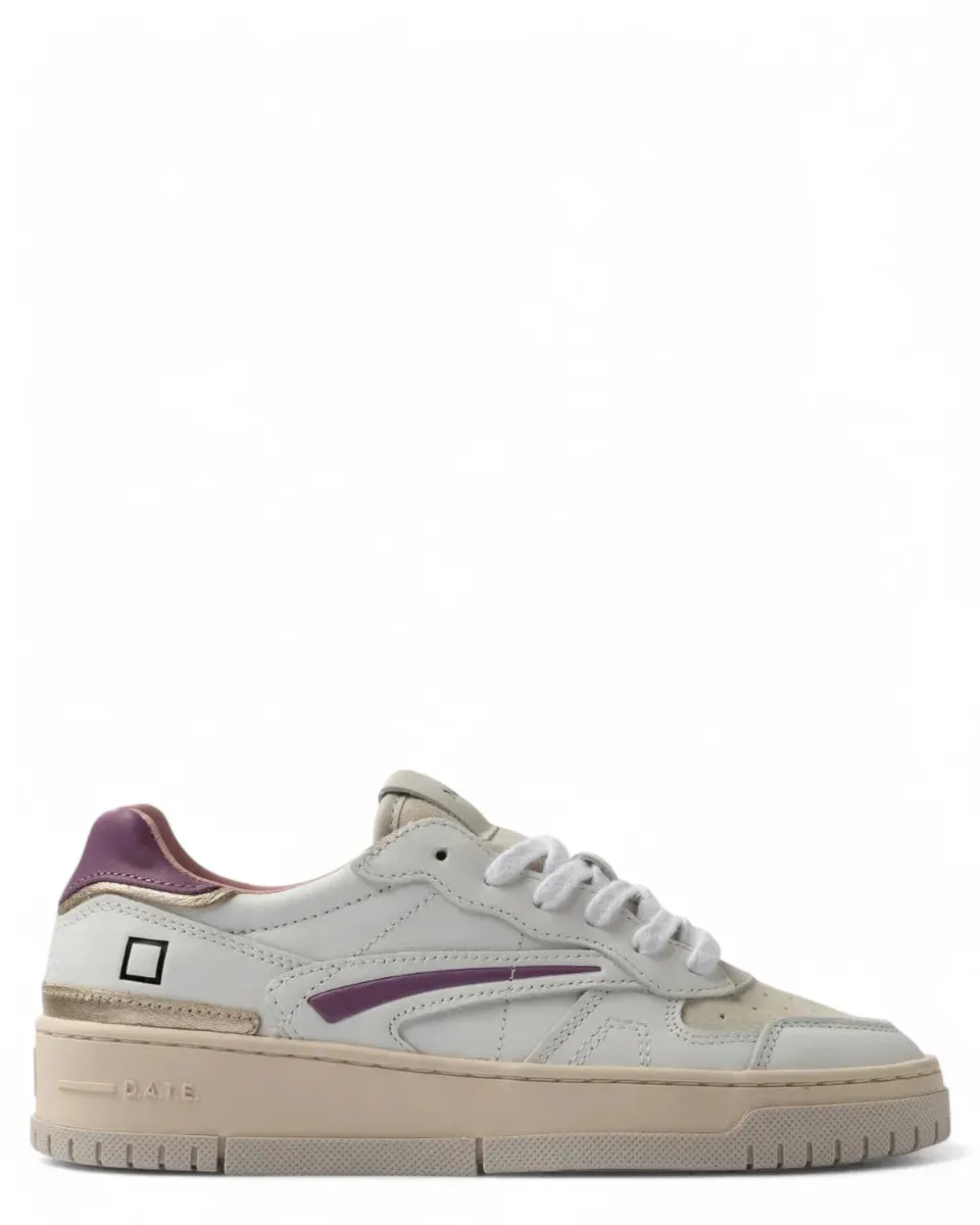 Sneakers Torneo Pure Calf White-Purple