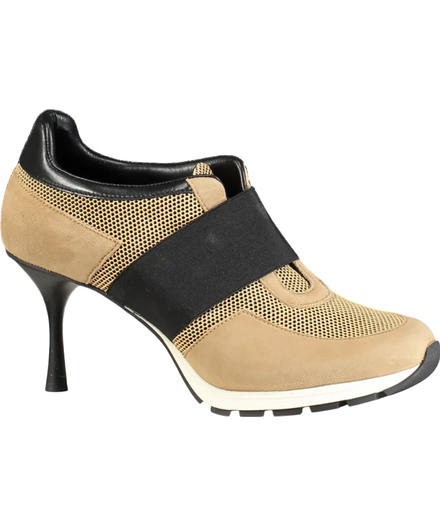 Sneex Brown The Icon Trainer Heel UK 9 EU 42 