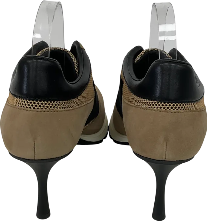 Sneex Brown The Icon Trainer Heel UK 9 EU 42 