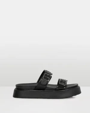 STONE BLACK SLIDES