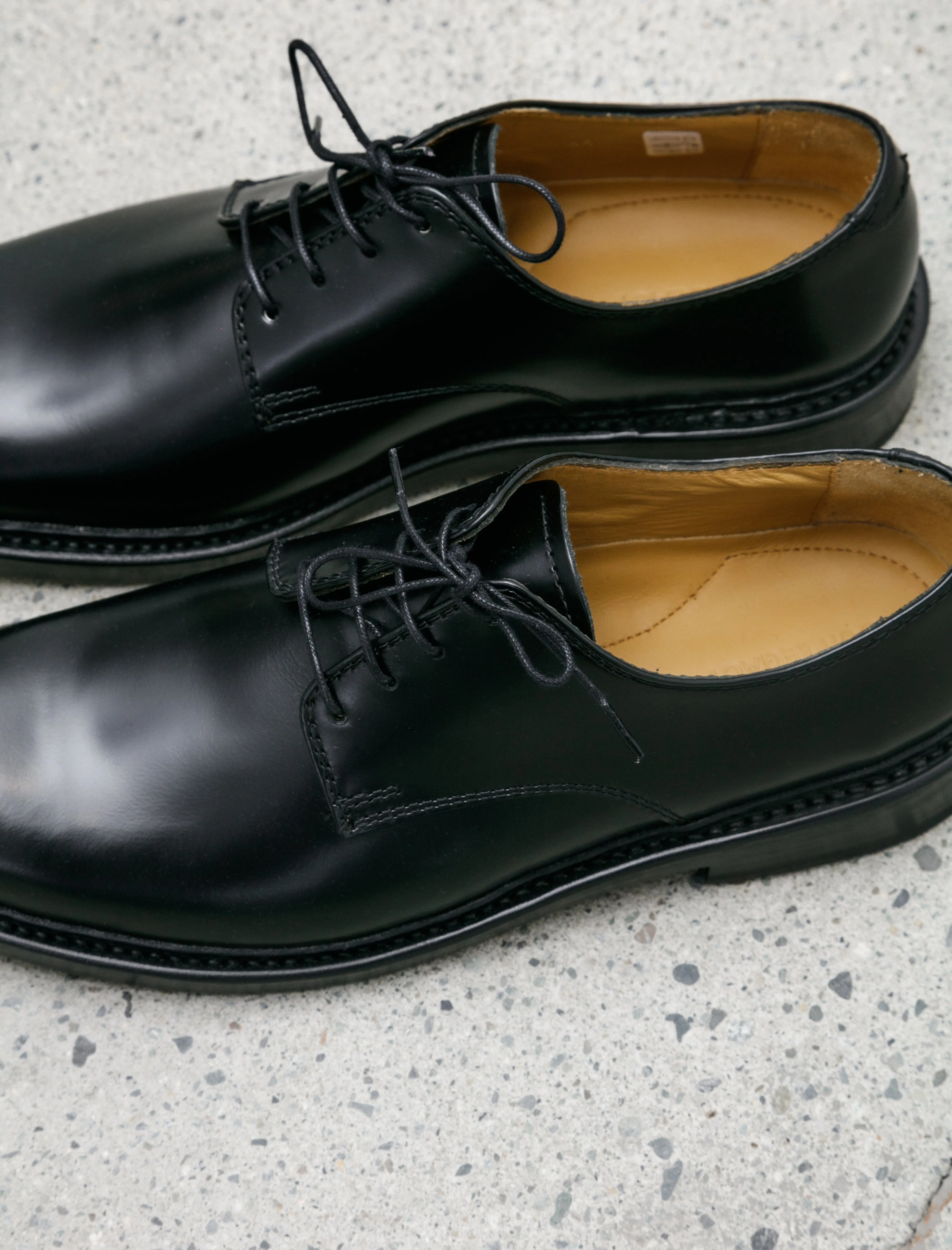 Uniform Parade Derby Leather Black